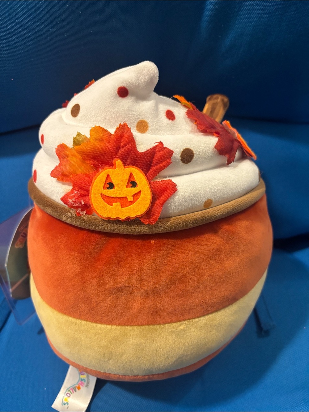 Original Squishmallows Mead Size 7 “inch Harvest AppleCider NWTS HalloweenThemed - Picture 2 of 16